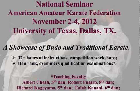 AAKF Master Seminar in Dallas, Texas