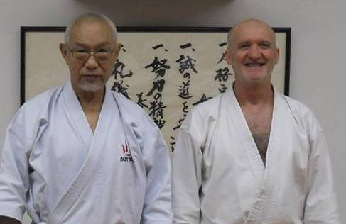 F. Kanani and M. Tanaka Senseis Reunion in Copenhagen Denmark 2016